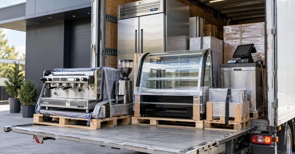 Moving restaurant and retail equipment in Kyiv